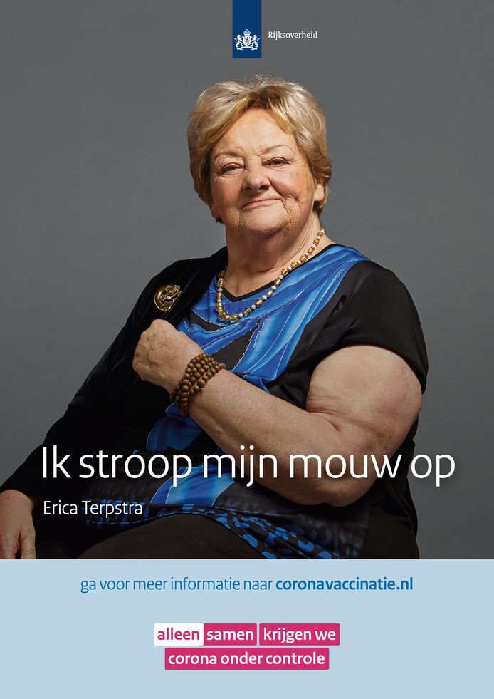 De Haagse sportvrouw, politica en reisjournalist Erica Terpstra (77) is ambassadeur van de vaccinatiecampagne tegen corona: ‘Met volle overtuiging’.
