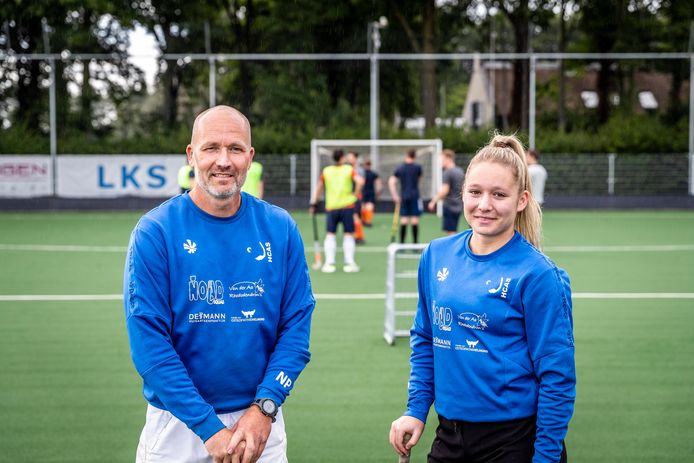 Nieck Pagonidis met dochter Nina.
