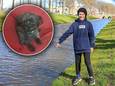 Sam (11) redde hondje Joep uit het water in Emmeloord