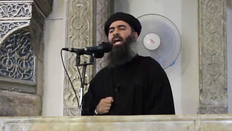 IS-leider Abu Bakr al-Baghdadi. Beeld ap
