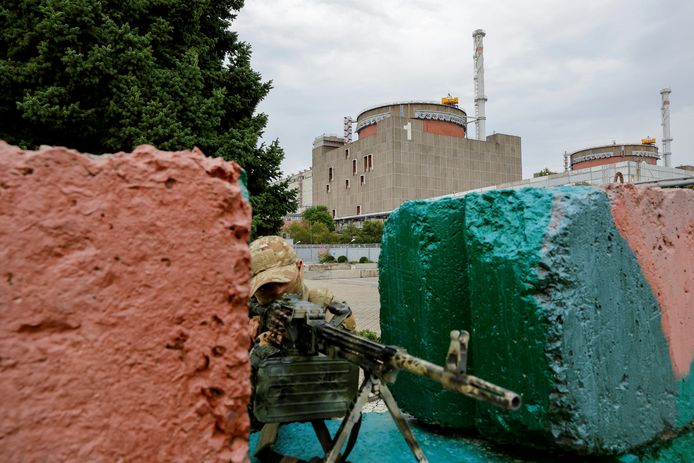 De kerncentrale van Zaporizja wordt door de Russen gecontroleerd.
