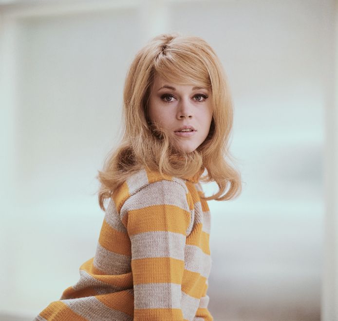 Jane Fonda in haar jonge jaren.
