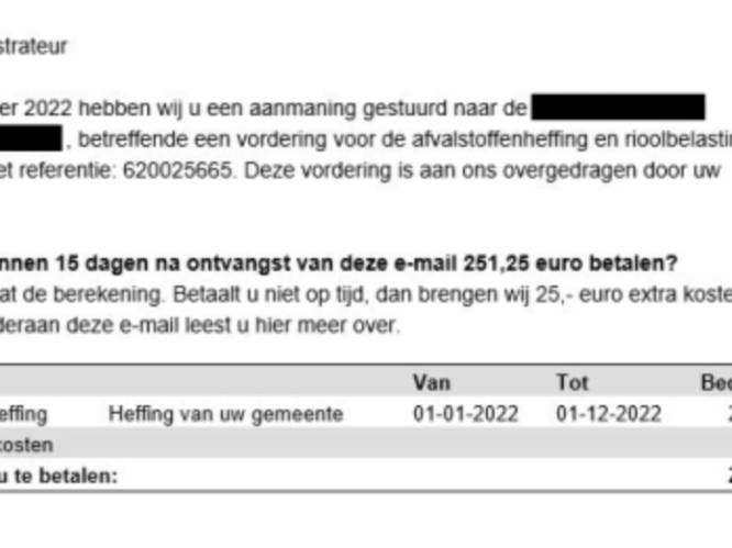 Valse mails in naam van gemeente in omloop