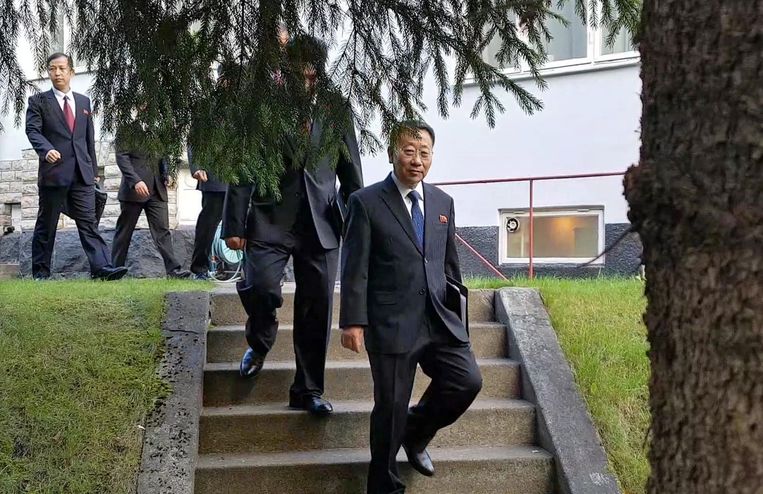 De Noord-Koreaanse topdiplomaat Kim Myong Gil. Beeld EPA