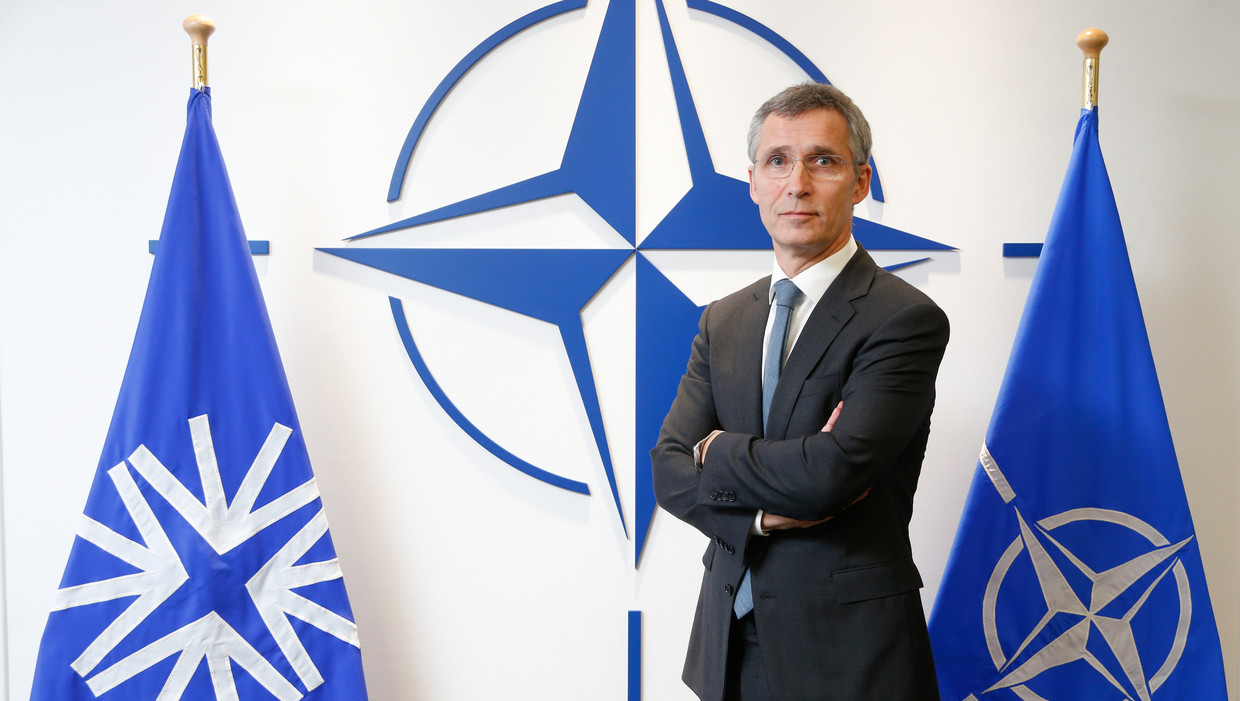 Secretaris-generaal van de NAVO Jens Stoltenberg Beeld BELGA