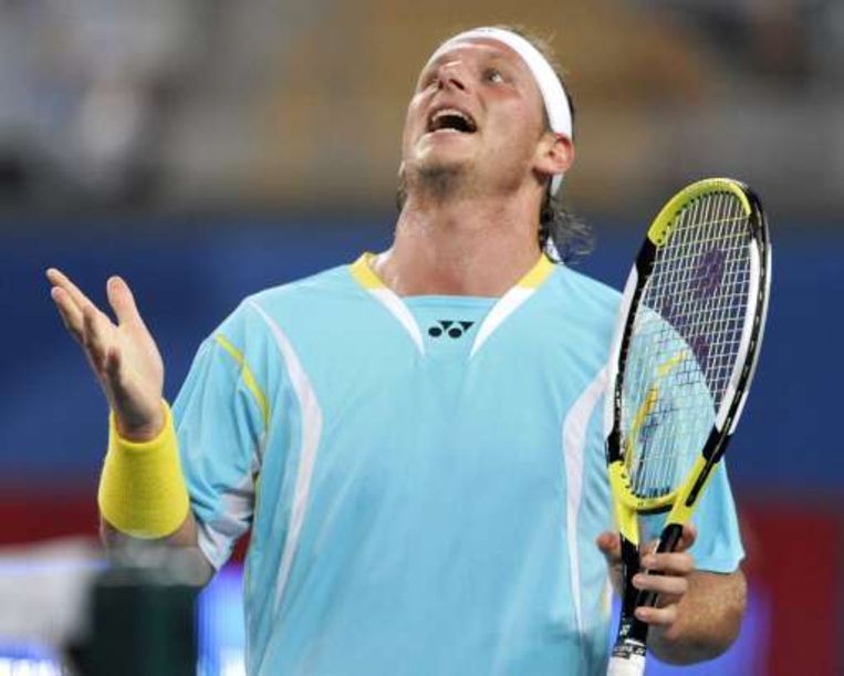 Nalbandian kon niet lachen met het gedrag van Daerden. Beeld UNKNOWN