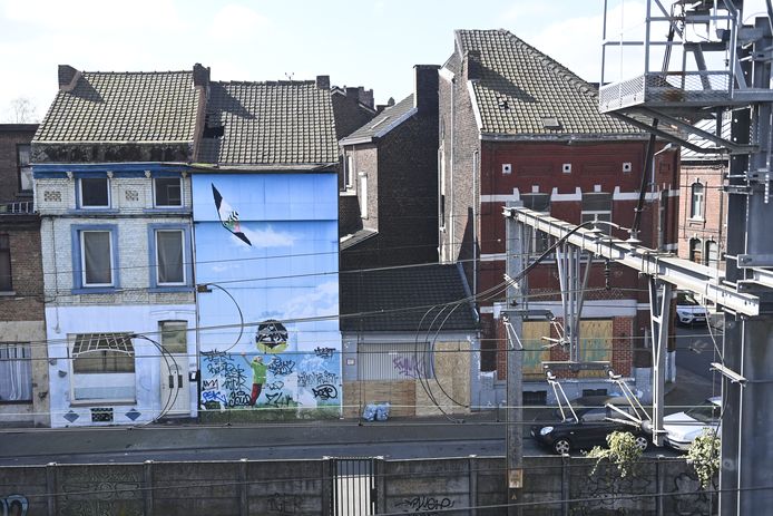 Het huis van Dutroux in Marcinelle, dit voorjaar.