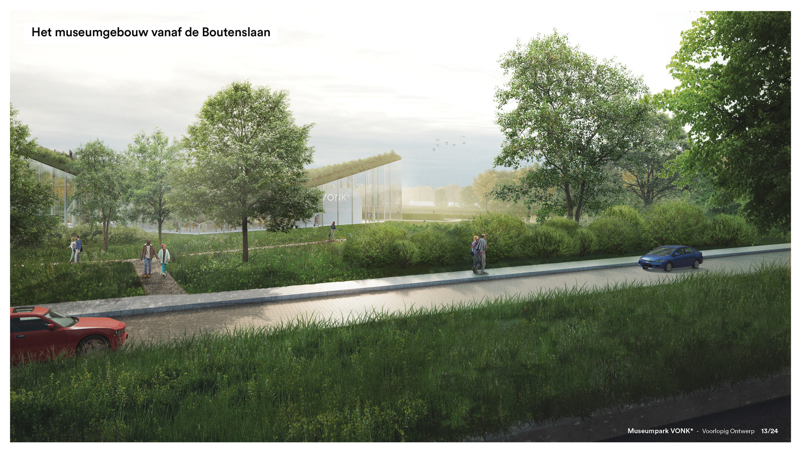 Impressies van het nieuwe museum Vonk aan de Boutenslaan in Genneper Parken in Eindhoven