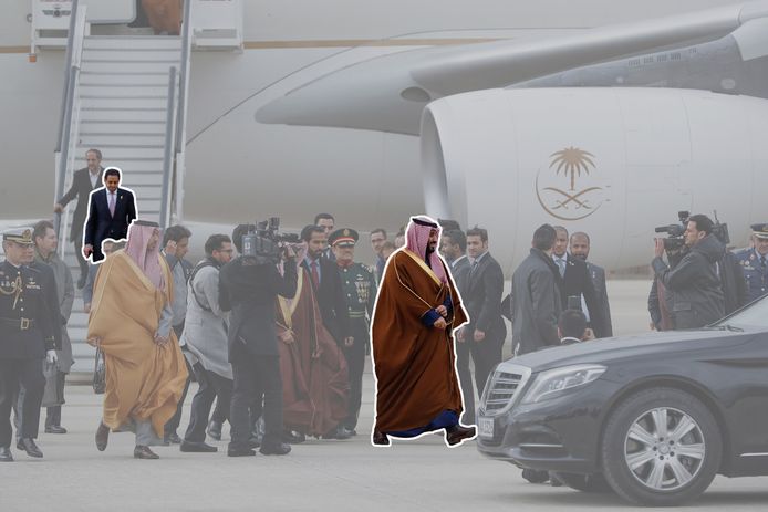 Mutreb (links)  vergezelt de Saudische kroonprins (rechts) vaak op zijn missies