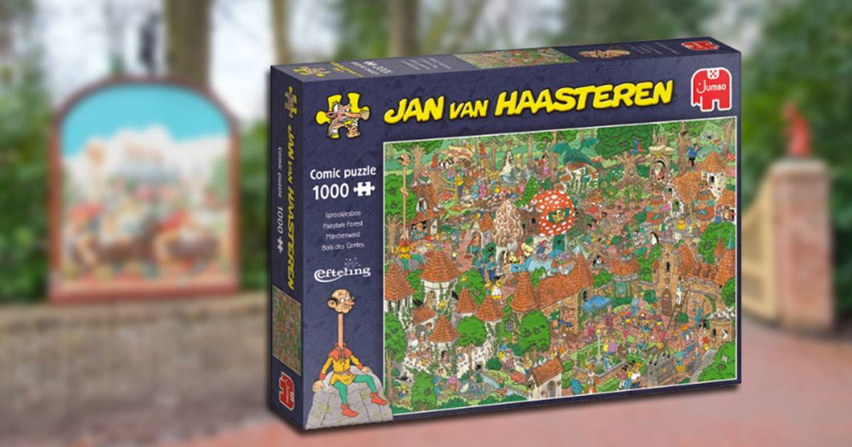 Discriminerend leer Extractie Uren turen naar stukjes van het sprookjesbos: Jan van Haasteren maakt puzzel  van de Efteling | Binnenland | pzc.nl