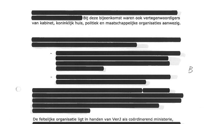 Screenshot van een van de gepubliceerde documenten. Beeld RTL Nieuws.