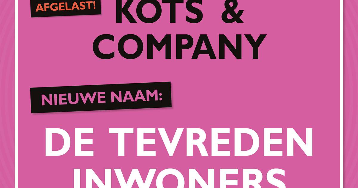 Helaas, 'Köts en Company' moesten afzeggen! | Heuvelland ...