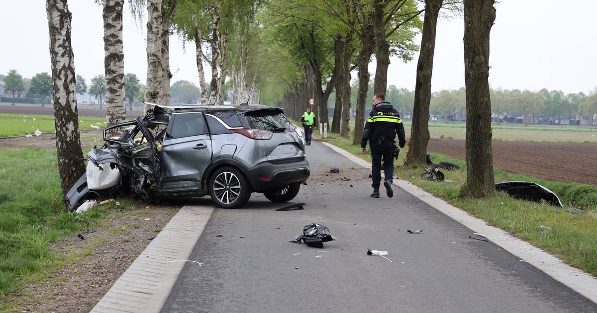 Automobilist komt om het leven bij ongeval in Venhorst.