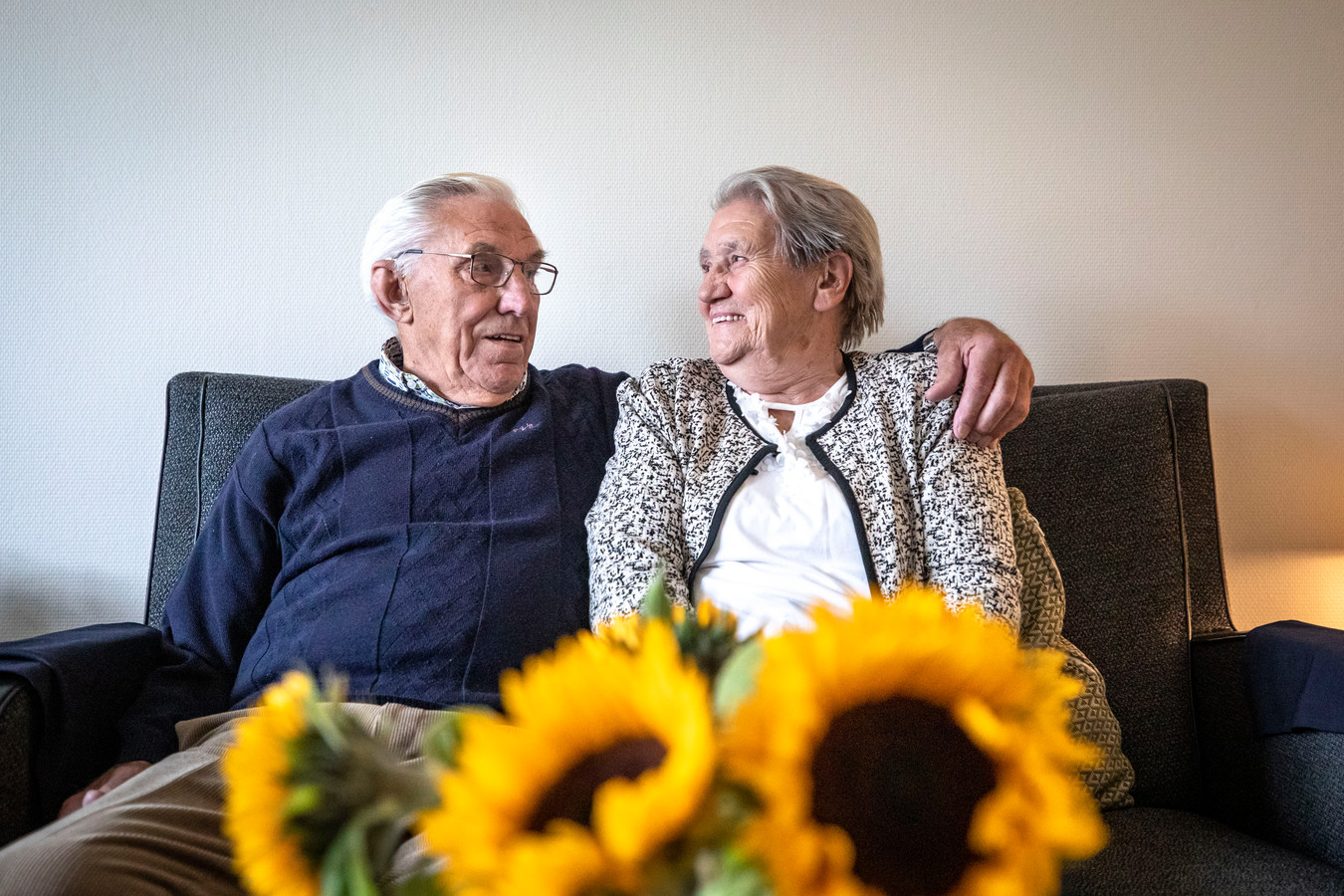 Johan en Betsy Slaghekke zijn 60 jaar getrouwd.