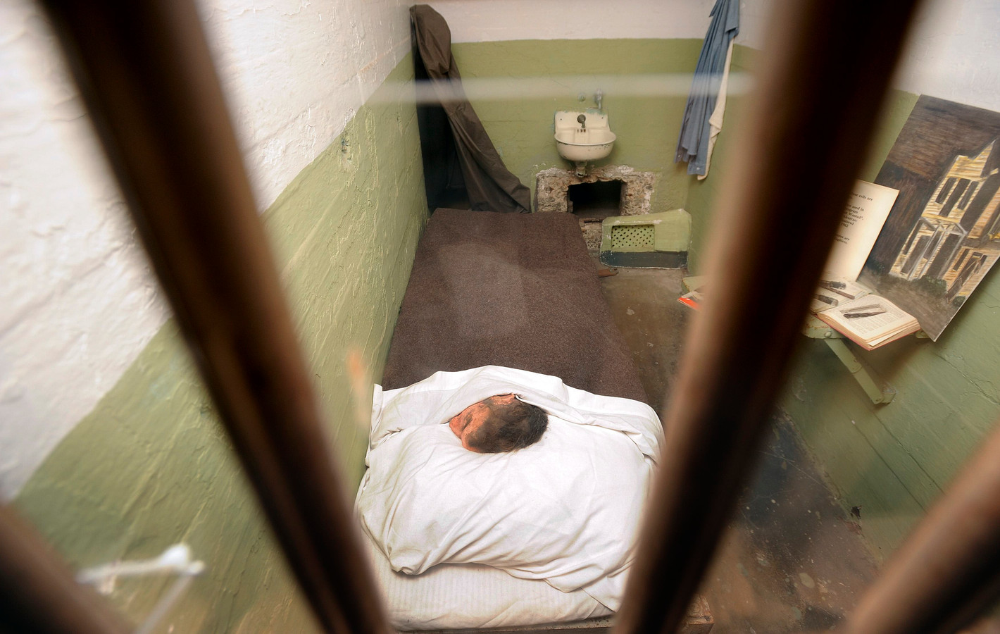 Deze foto moet bewijzen dat gevangenen ontsnapping uit alcatraz