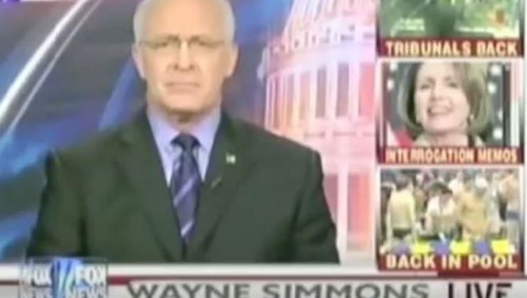 Wayne Simmons op Fox News in 2009 Beeld YouTube