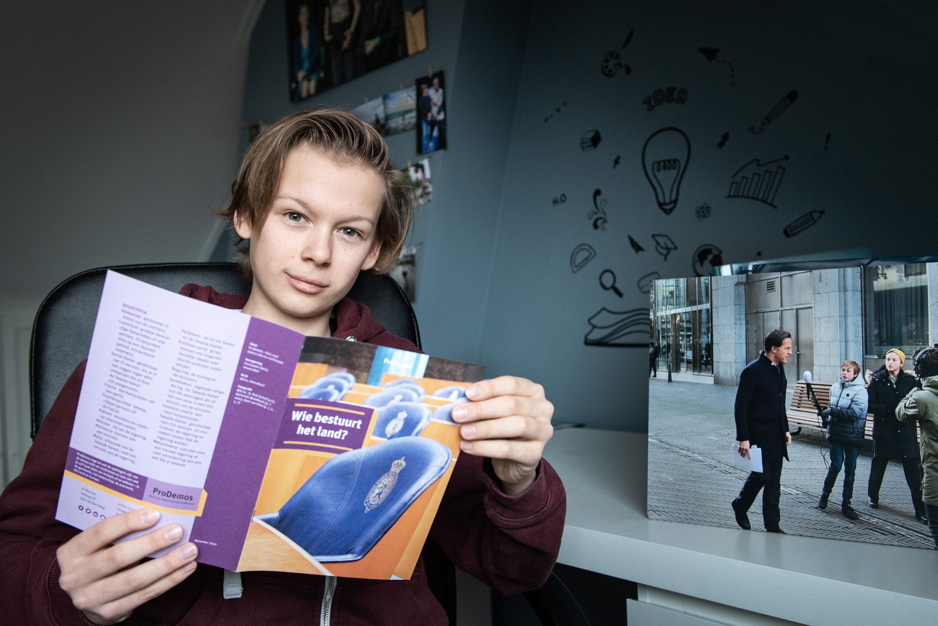 Lars (14) sprak de lijsttrekkers, maar geeft geen stemadvies: ‘Zodra ik ...
