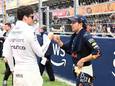 Lance Stroll en Sergio Perez.