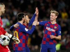 Frenkie de Jong helpt met assist Barça langs Leganés