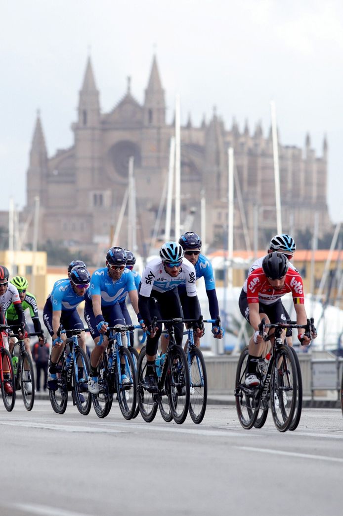 Renners in de Vuelta.