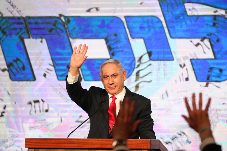 De Israëlische premier Benjamin Netanyahu. Beeld AP