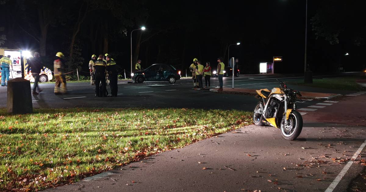Motorrijder zwaargewond bij ongeluk op weg tussen Nijmegen en Groesbeek.
