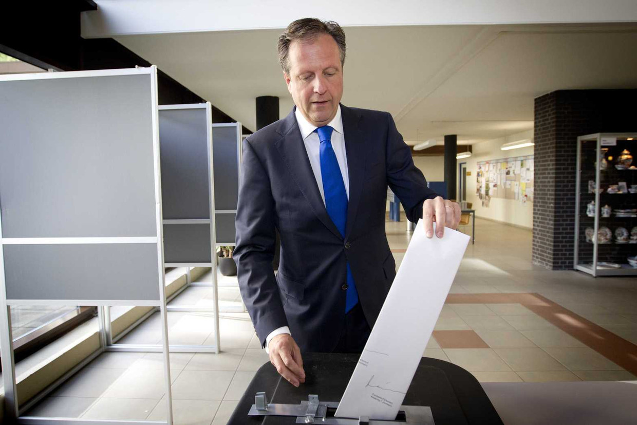D66-leider Alexander Pechtold. Beeld anp
