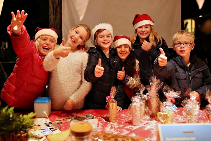 Tijdens de kerstmarkt in Wijhe zijn veel activiteiten voor kinderen.