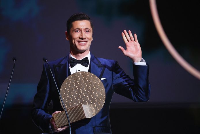 Lewandowski op de Gouden Bal.