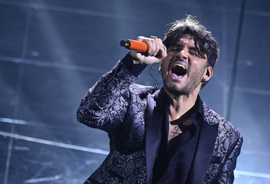 Il cantante italiano Fabrizio Moro.