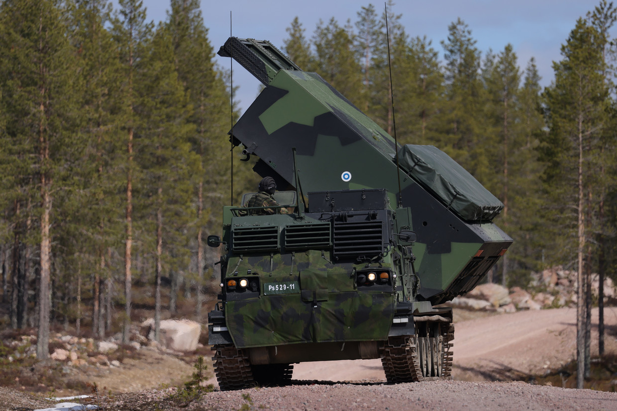 Ook de Finnen beschikken over MLRS-systemen van Amerikaanse makelij.  Beeld Getty Images