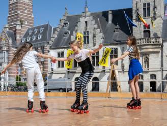 Heel weekend rolschaatsen op Grote Markt