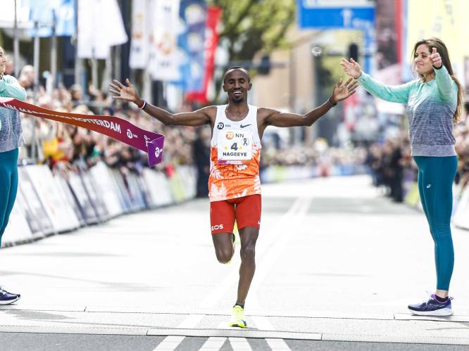Oppermachtige Abdi Nageeye verbetert Nederlands record en wint opnieuw Marathon Rotterdam