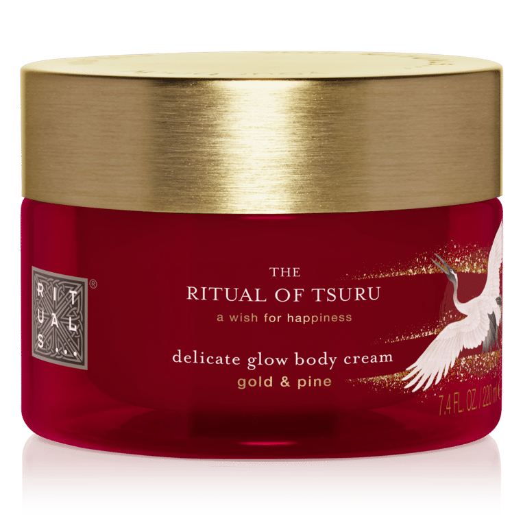 Rituals The Ritual of Tsuru Delicate Glow Body Cream, € 18,50. Beeld 