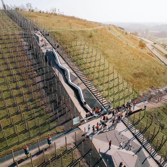 De glijbaan op de Avonturenberg