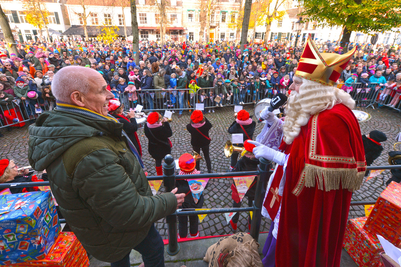 Sinterklaas op de Heuvel in 2019.