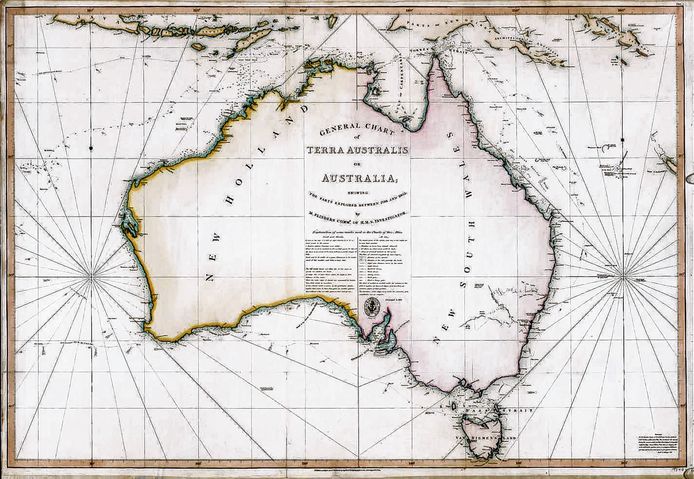 Flinders ontdekte tussen 1798 en 1803 een groot deel van Australië.