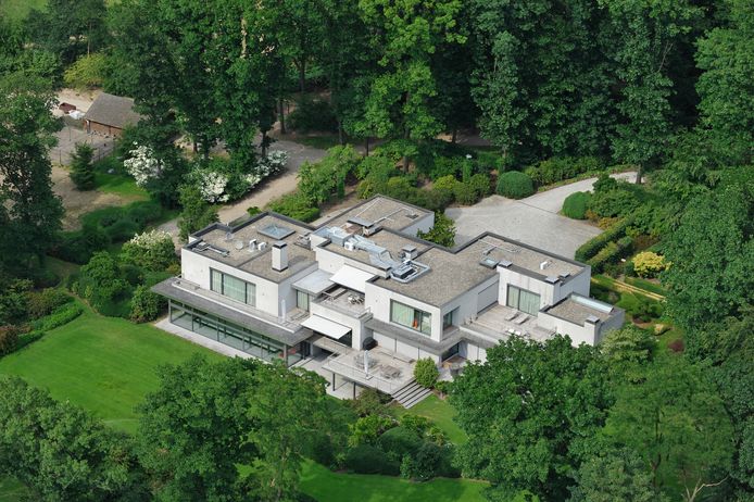 De villa van Guy en Myriam Ullens In het Waals-Brabantse Ohain (Lasne).