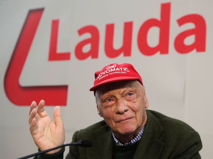 Niki Lauda in maart vorig jaar.