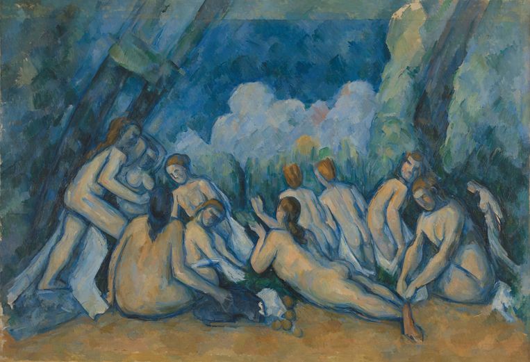 Paul Cézanne: 'Bathers' (c. 1894 - 1905). Beeld 