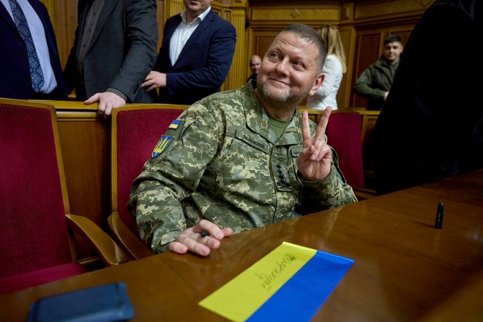 De opperbevelhebber van het Oekraïense leger Valerij Zaloezjnyj.
