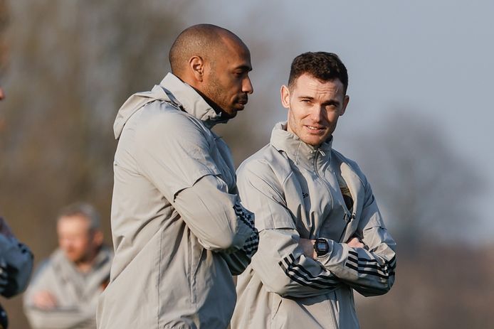 Thierry Henry en Thomas Vermaelen.