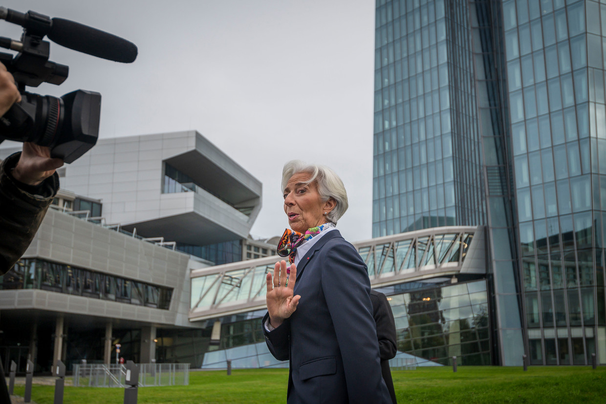 ECB-president Christine Lagarde. Beeld Getty Images