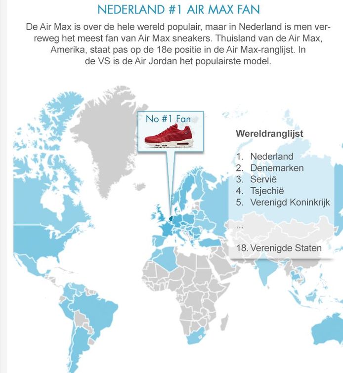 Berucht Glans Kameel Nike Air Max is 32 jaar! Nederlanders grootste fans ter wereld | Binnenland  | AD.nl