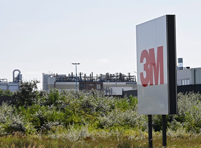 De site van 3M in Zwijndrecht