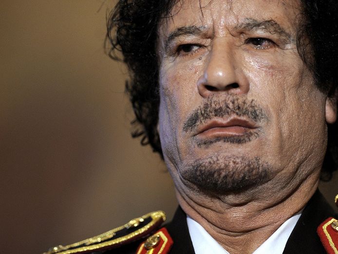 Archiefbeeld van Khadaffi uit 2009.