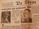 In Memoriam voor Hein Hoeben en Arnold van Lierop in Dagblad De Stem van zaterdag 13 januari 1945.