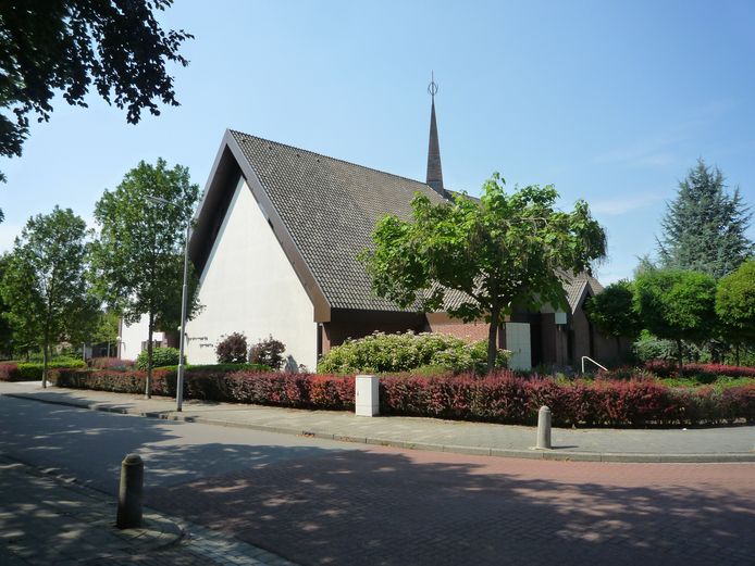 De kerk van de Gereformeerde Gemeente in Kruiningen.