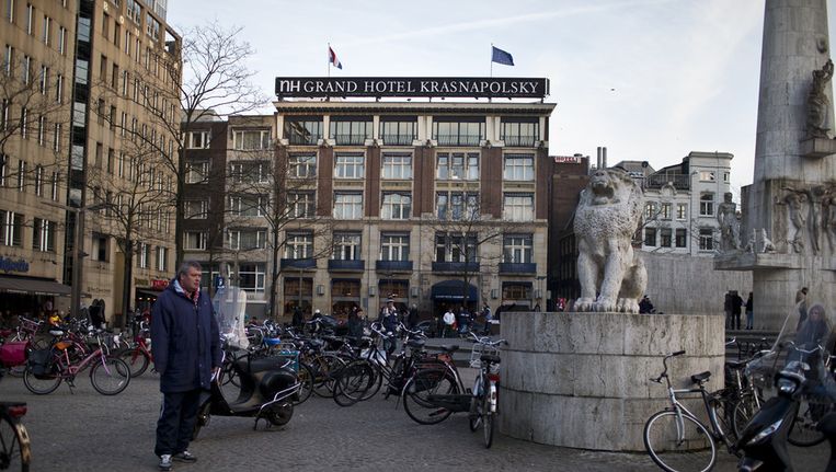 Hotel Krasnapolsky in Amsterdam. Beeld anp