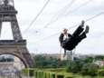 Ziplinen vanop de Eiffeltoren: zou jij het durven?